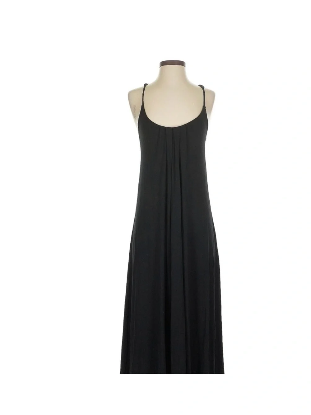 RARE Cynthia Rowley 2X Black Hi Lo Maxi with shelf bra, adjustable straps - Picture 1 of 11